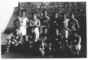 ECOLE NORMALE D INSTITUTEURS 1948 EQUIPE DE FOOT